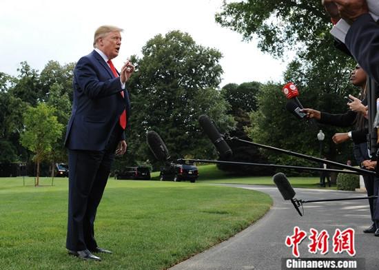 资料图：美国总统特朗普。<a target='_blank' href='http://www.chinanews.com/'>中新社</a>记者 陈孟统 摄