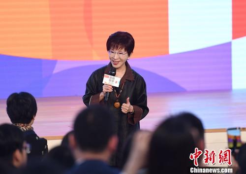 资料图：洪秀柱。<a target='_blank' href='http://www.chinanews.com/'>中新社</a>记者 王刚 摄